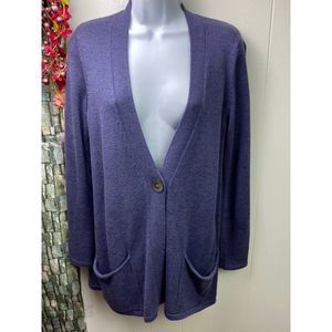 J,JILL Wool blended Cardigan          ff